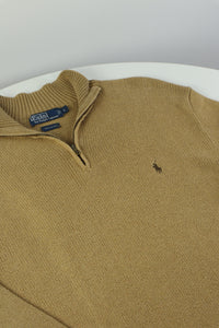 Ralph Lauren trui met kwart rits - L