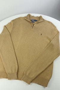 Ralph Lauren trui met kwart rits - L