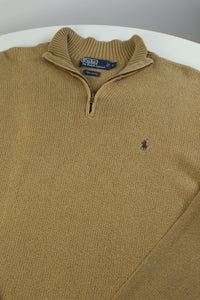 Ralph Lauren trui met kwart rits - L