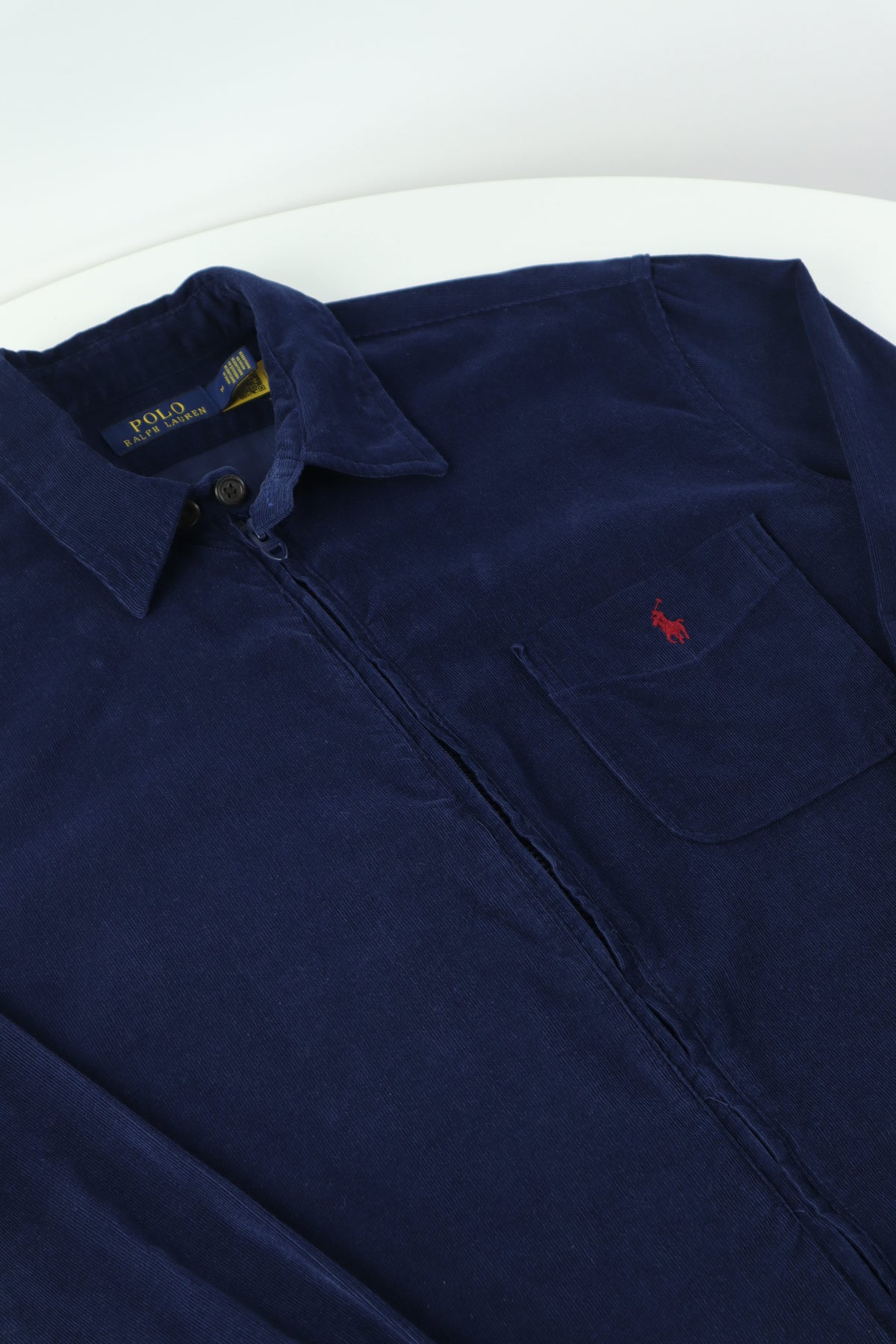 Ralph Lauren corduroy overhemd met rits - M
