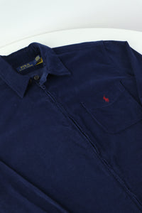 Ralph Lauren corduroy overhemd met rits - M
