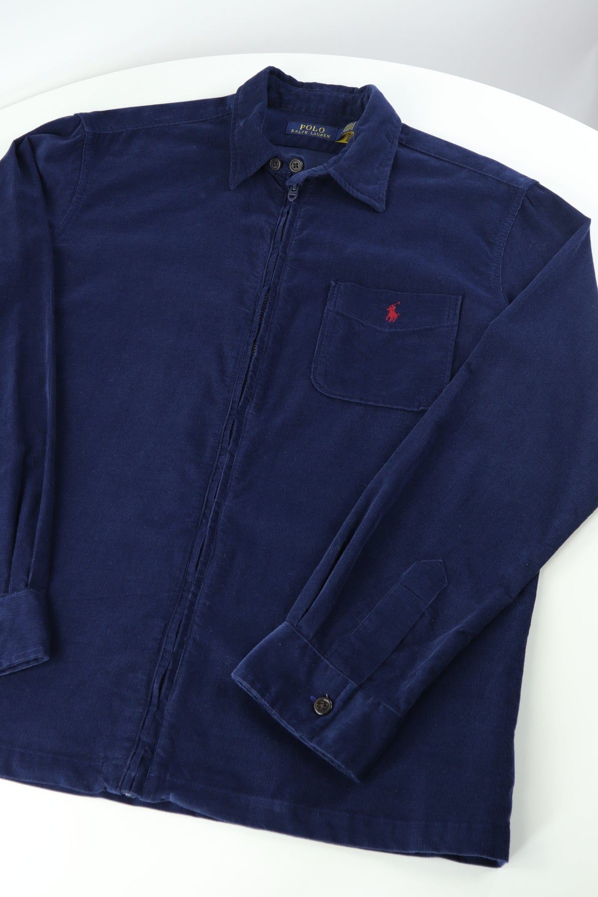 Ralph Lauren corduroy overhemd met rits - M