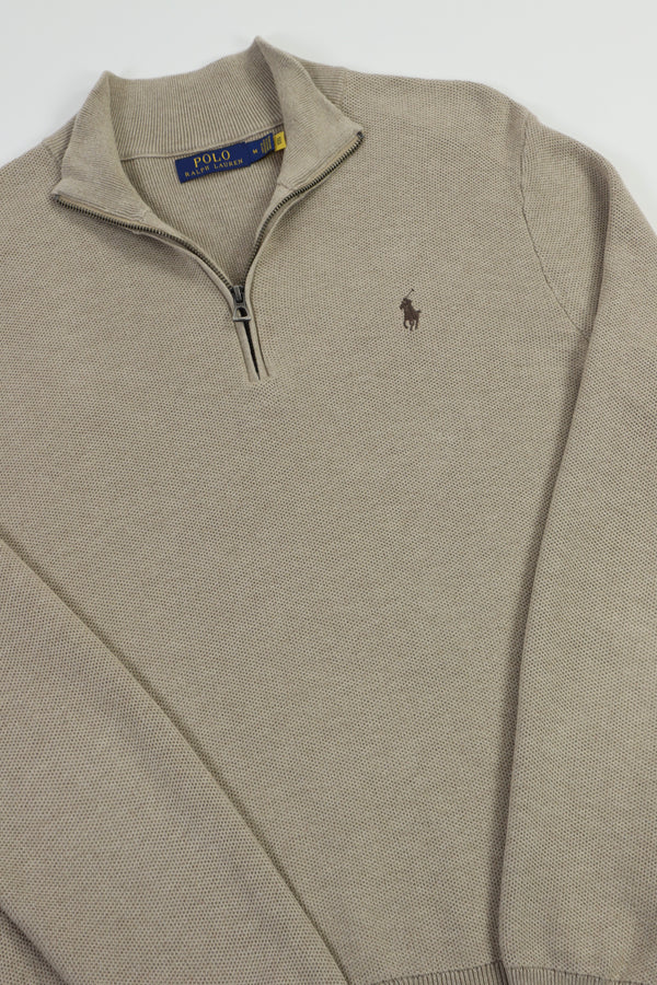 Ralph Lauren trui met kwart rits - M