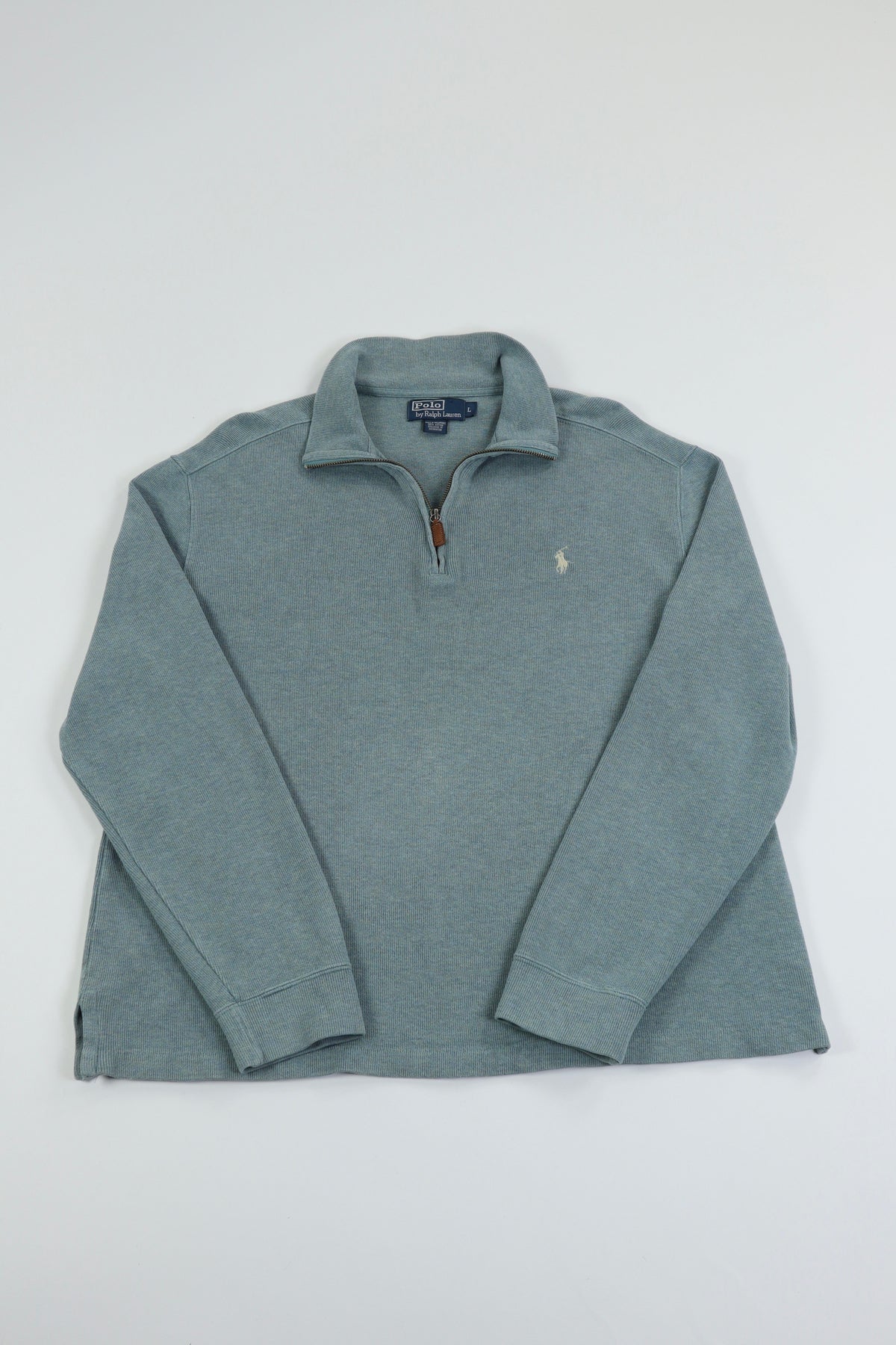 Ralph Lauren trui met kwart rits - L
