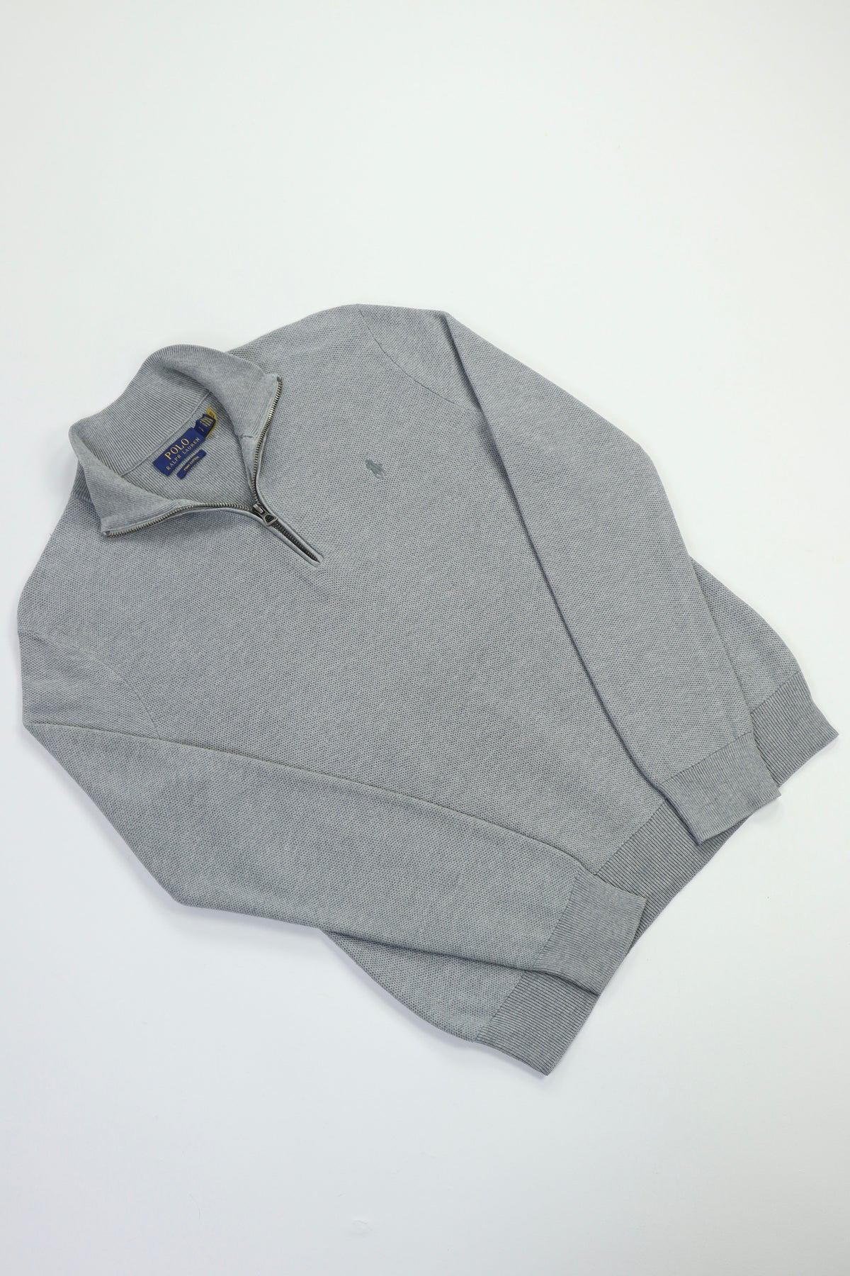 Ralph Lauren trui met kwart rits - L