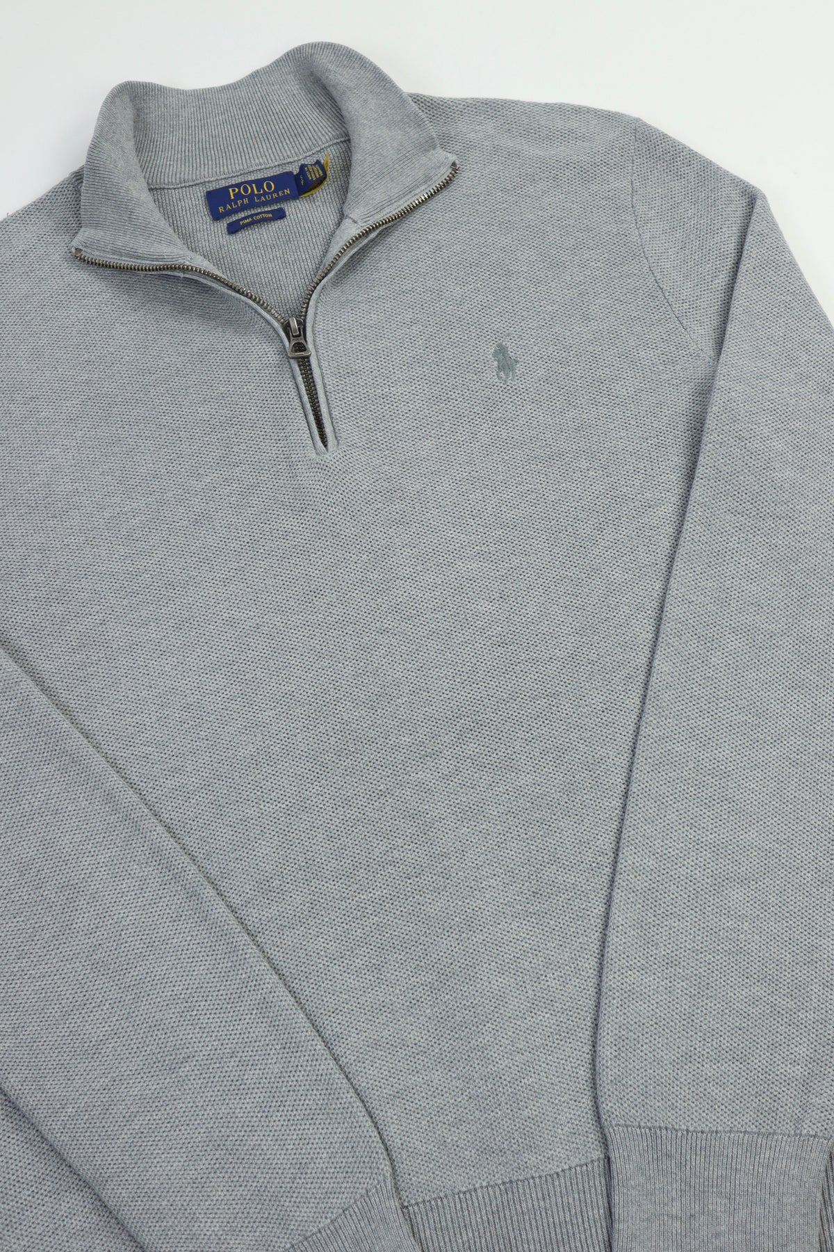 Ralph Lauren trui met kwart rits - L