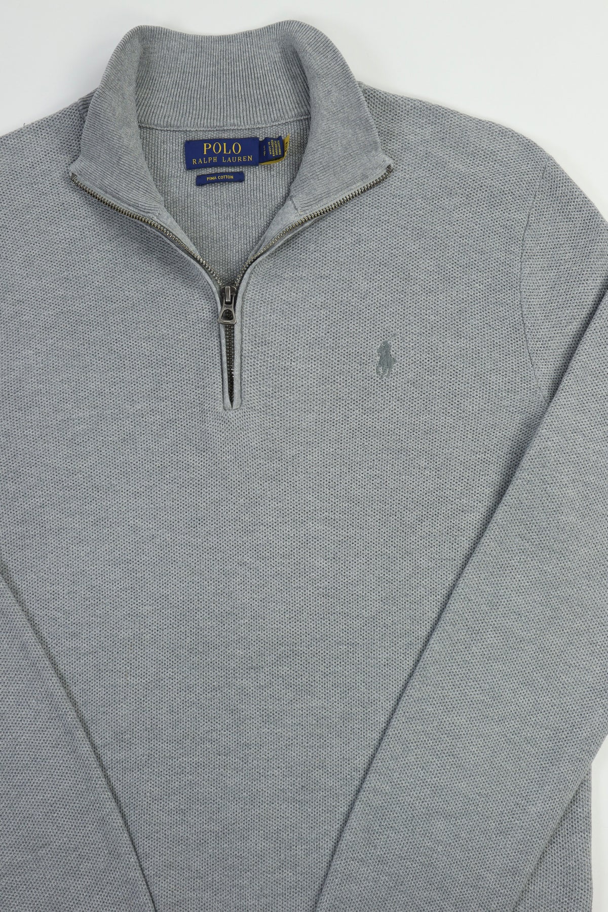 Ralph Lauren trui met kwart rits - L