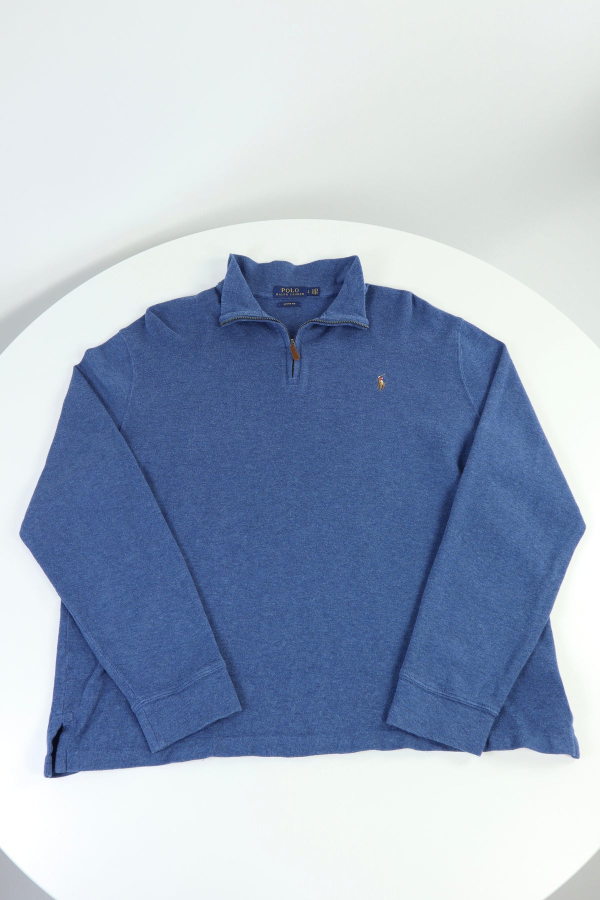 Ralph Lauren trui met kwart rits - L