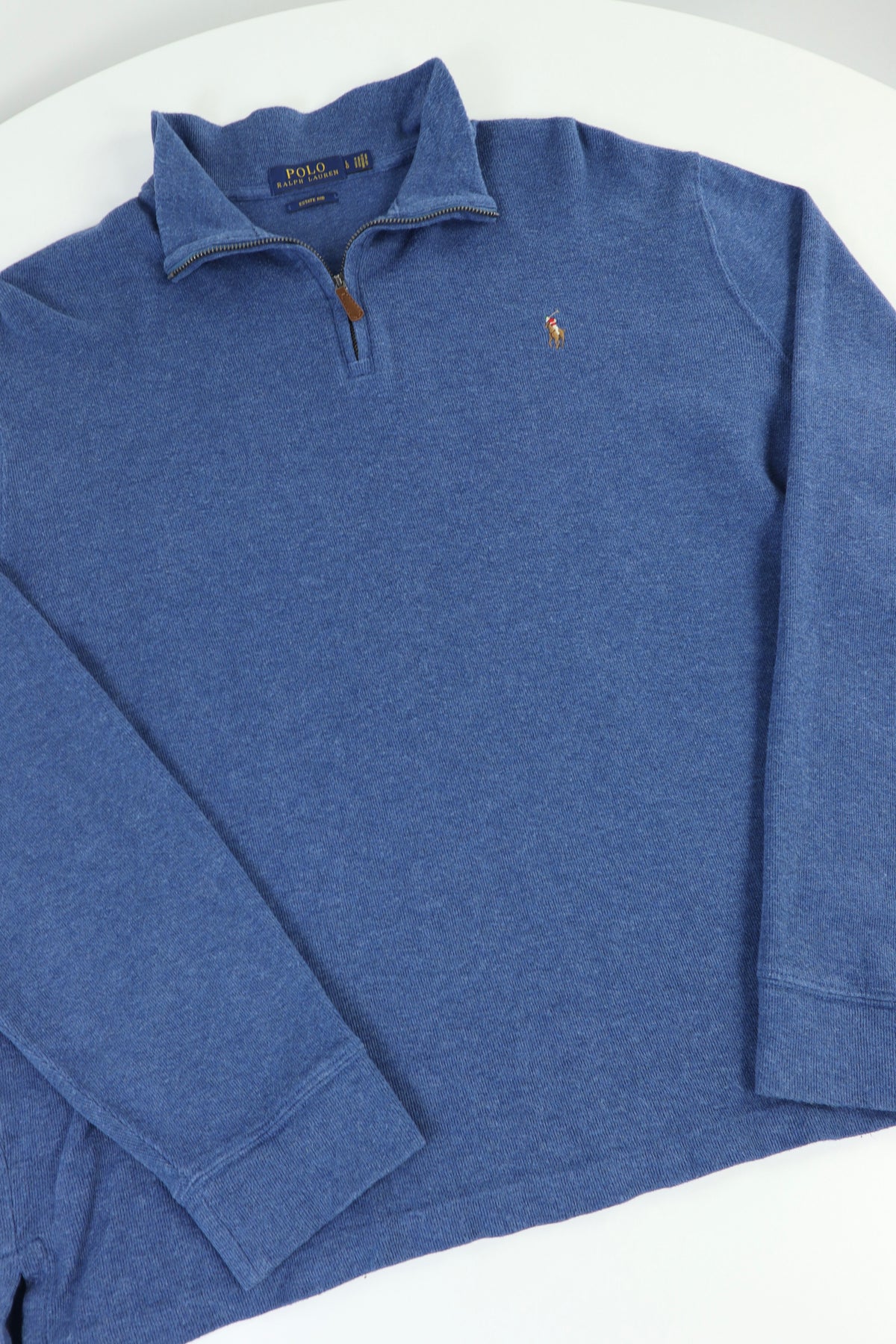 Ralph Lauren trui met kwart rits - L