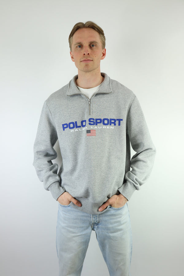 Ralph Lauren Polo Sport trui met kwart rits - L
