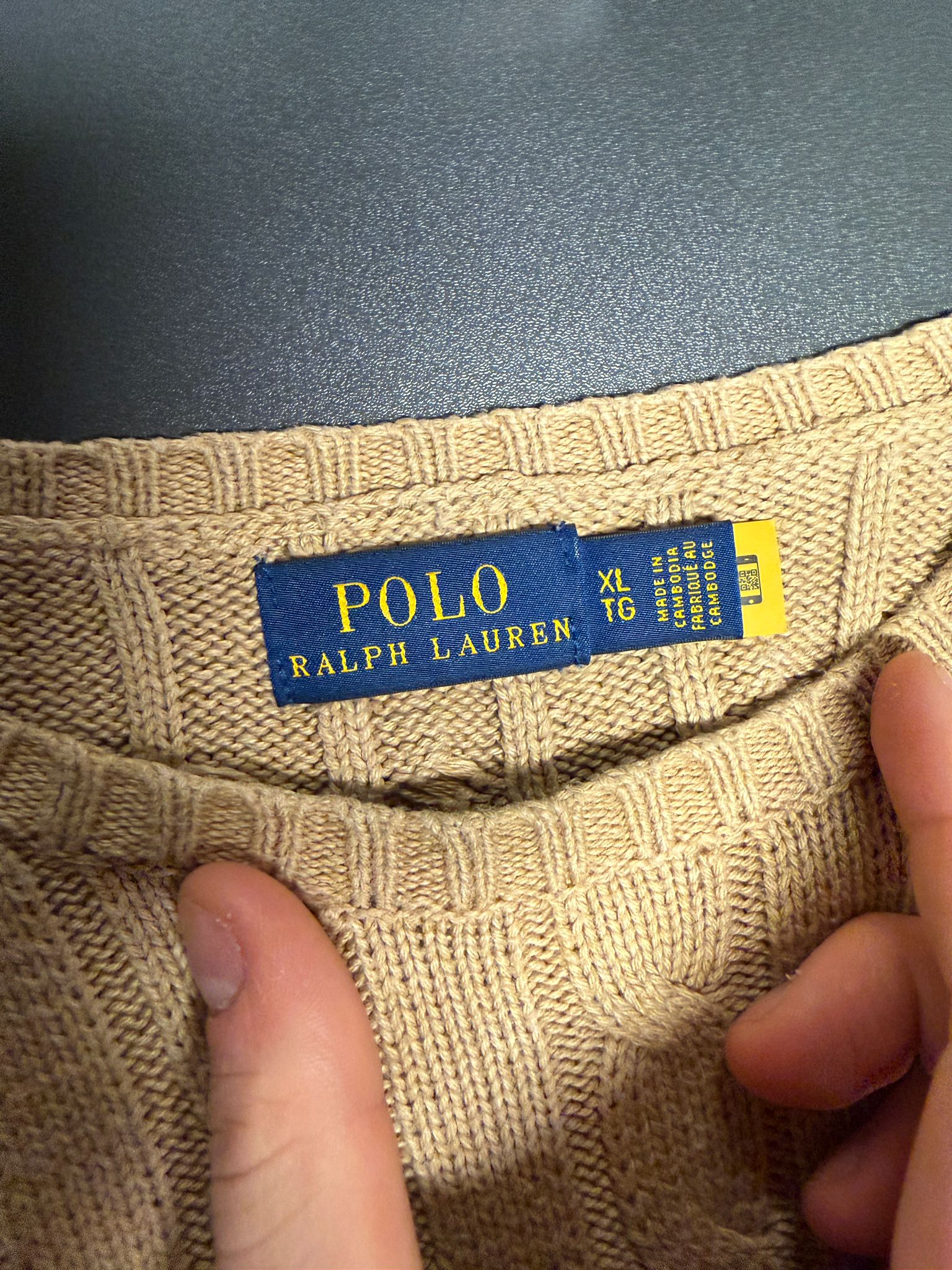 Ralph Lauren kabeltrui - XL vrouwen