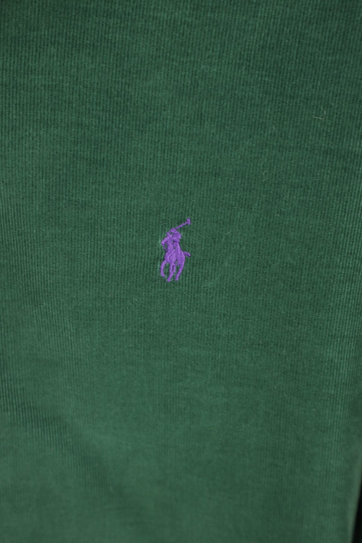 Donkergroen corduroy overhemd maat M originele productfoto