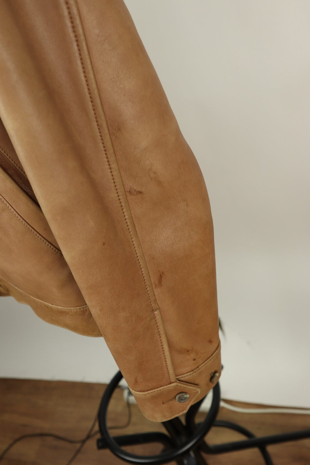 Ralph Lauren lamsleren jas maat M – originele foto 2
