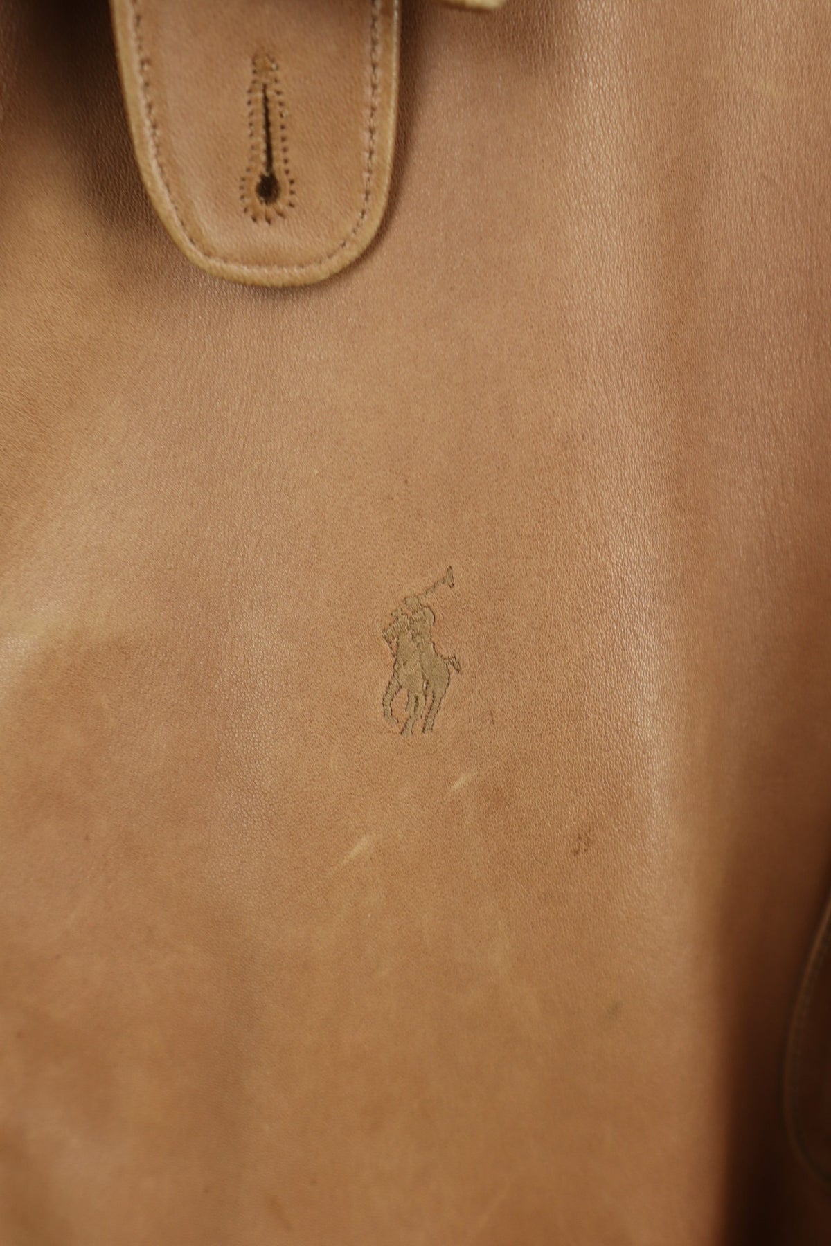 Ralph Lauren lamsleren jas maat M – originele foto 7