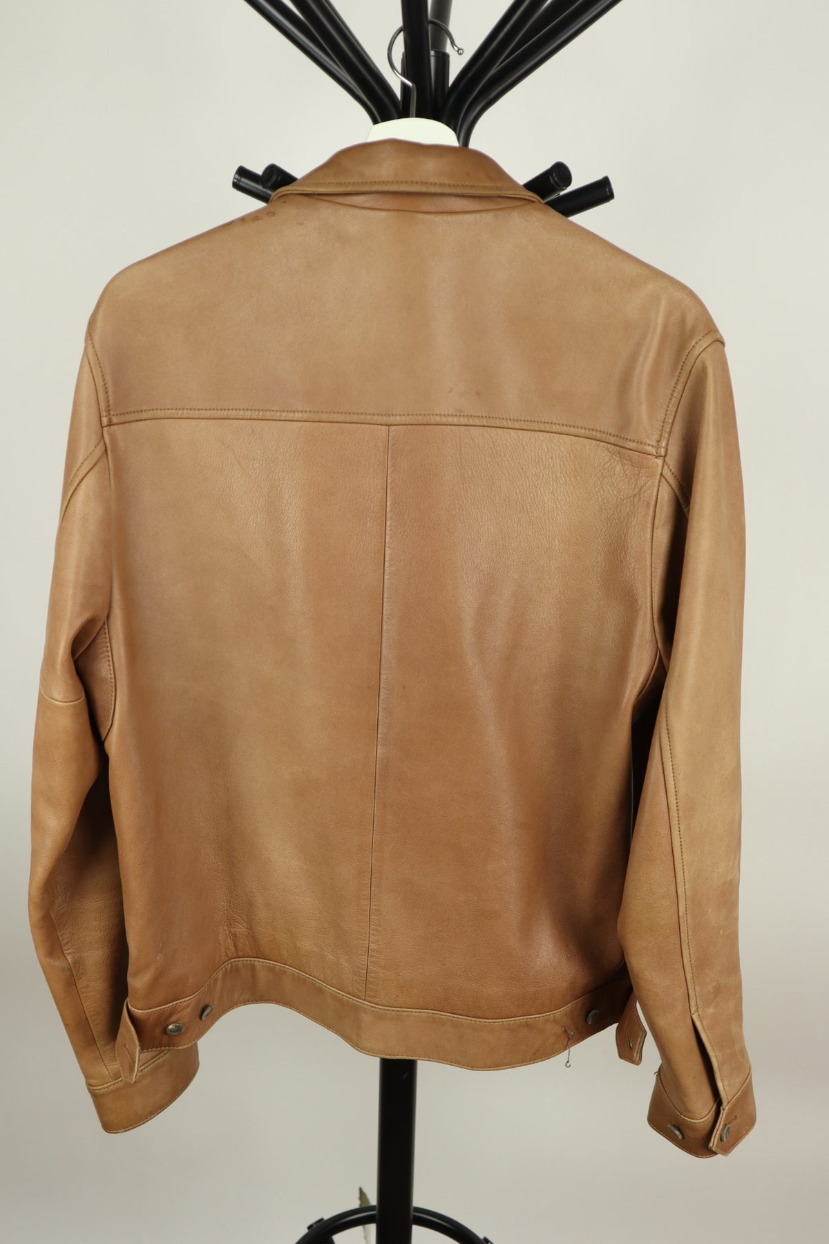 Ralph Lauren lamsleren jas maat M – originele foto 8