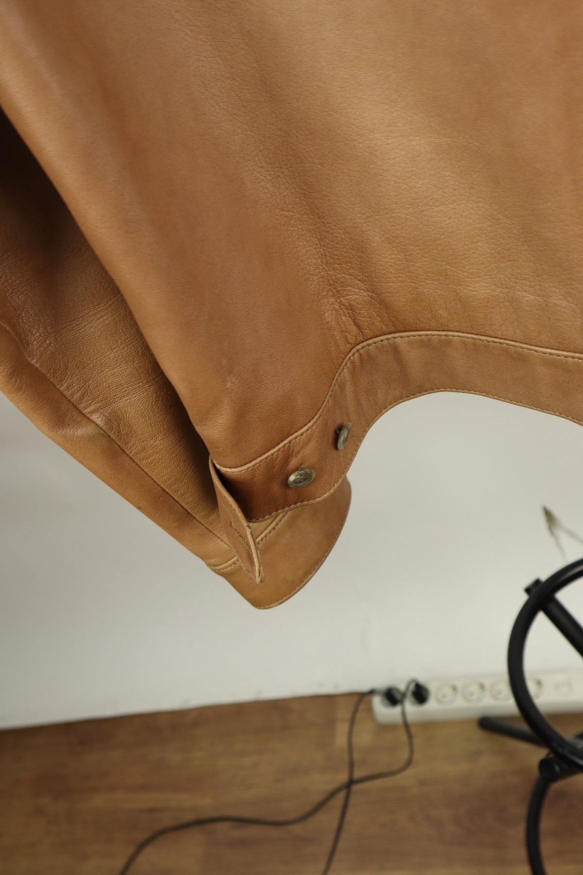 Ralph Lauren lamsleren jas maat M – originele foto 9