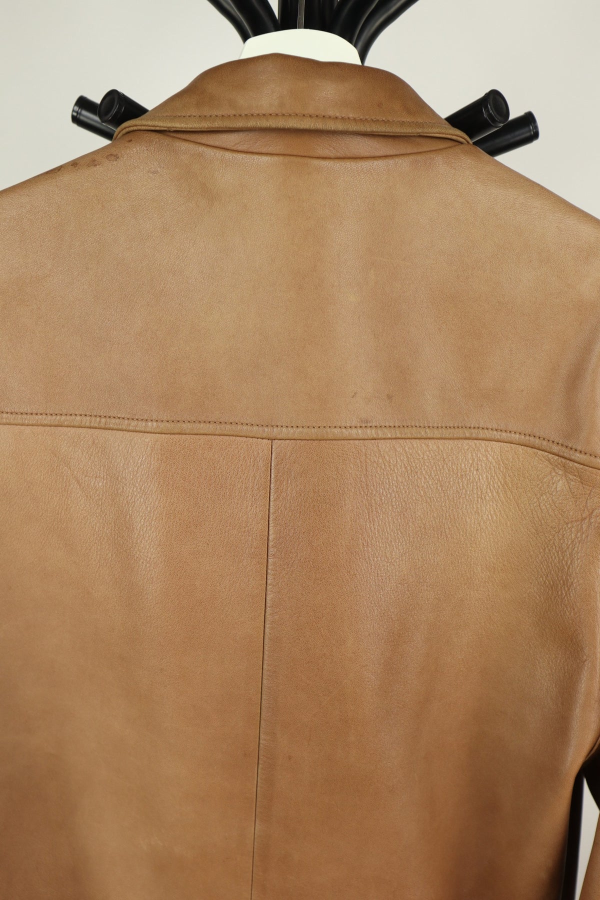 Ralph Lauren lamsleren jas maat M – originele foto 11