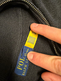 Ralph Lauren trui met kwart rits - S