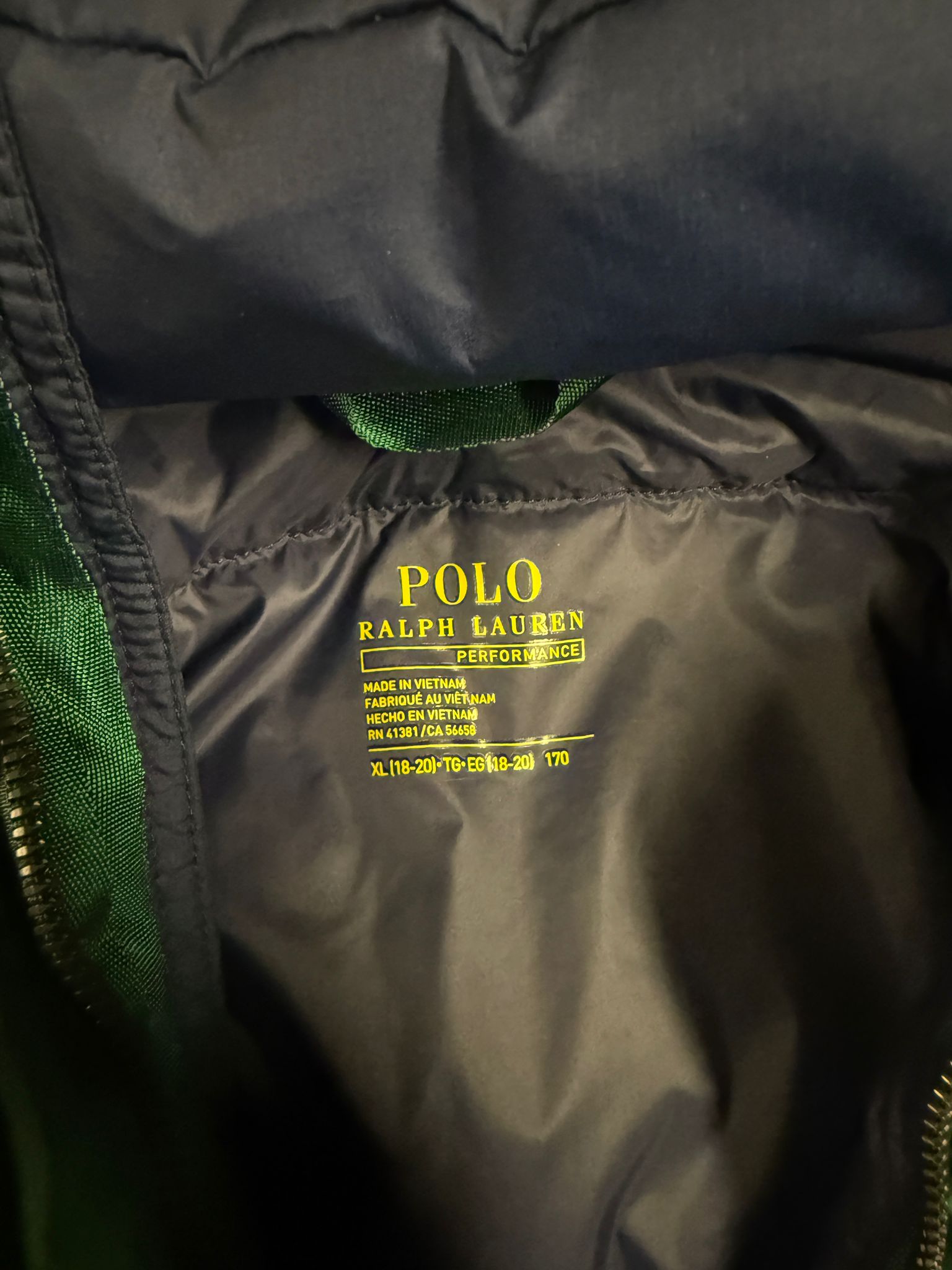 Ralph Lauren gewatteerde winterjas - S