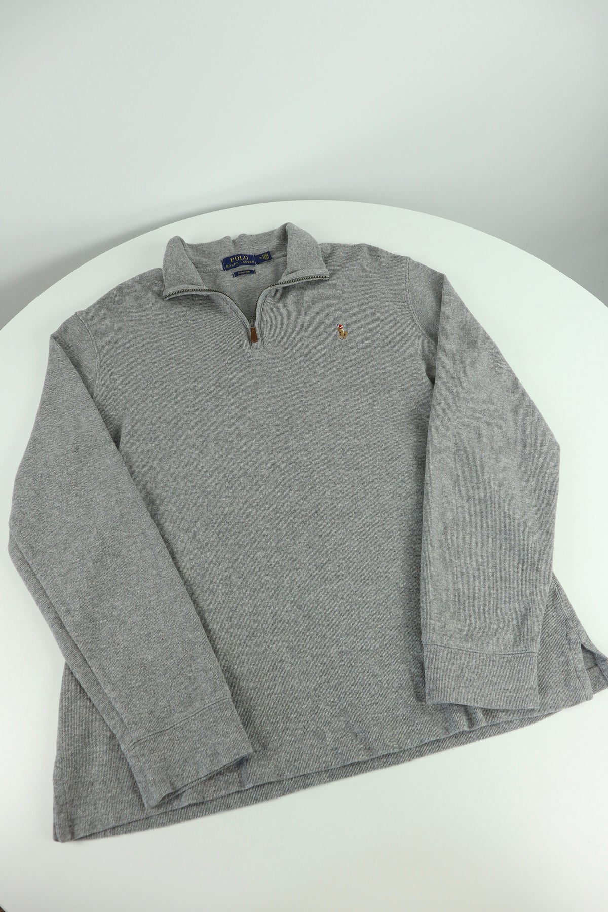 Ralph Lauren trui met kwart rits - M