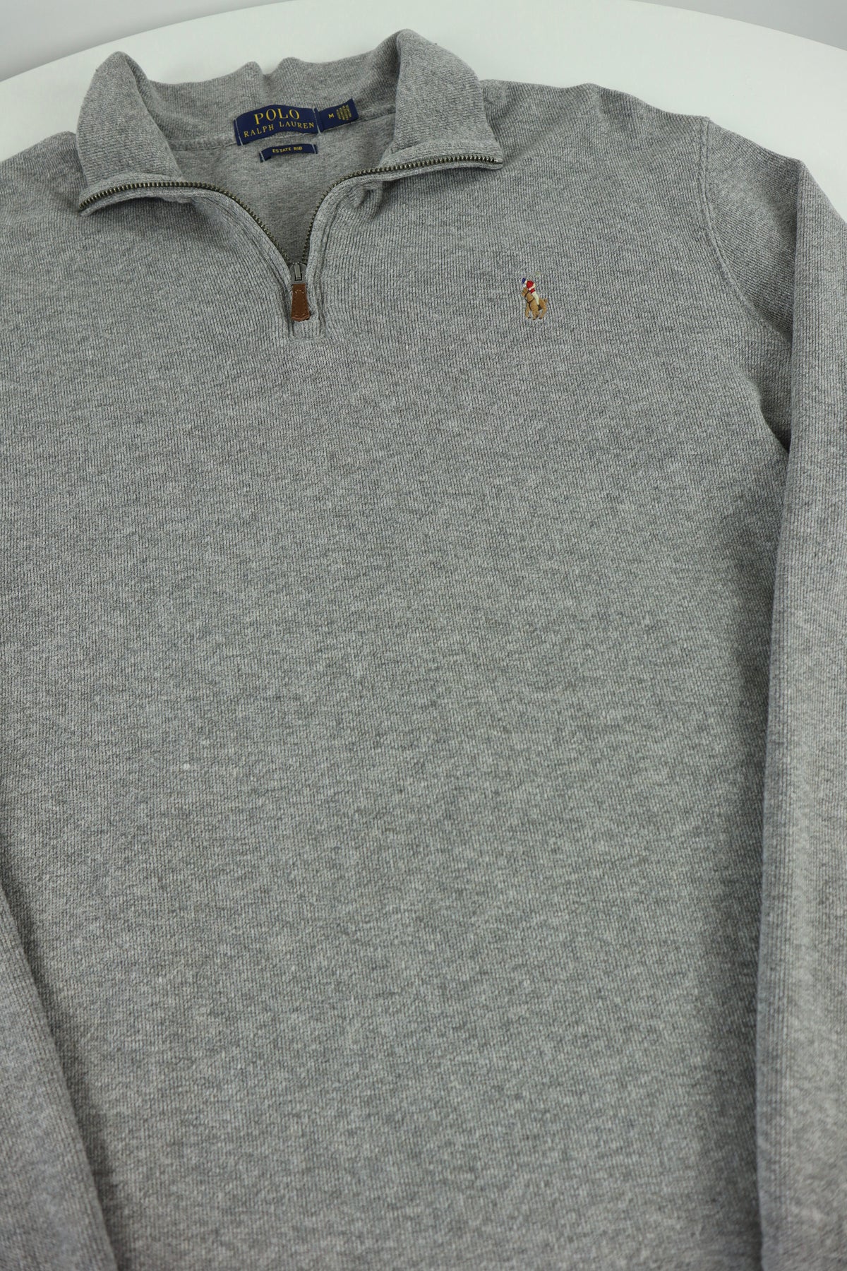 Ralph Lauren trui met kwart rits - M