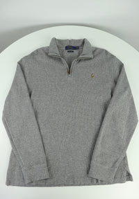 Ralph Lauren trui met kwart rits - M