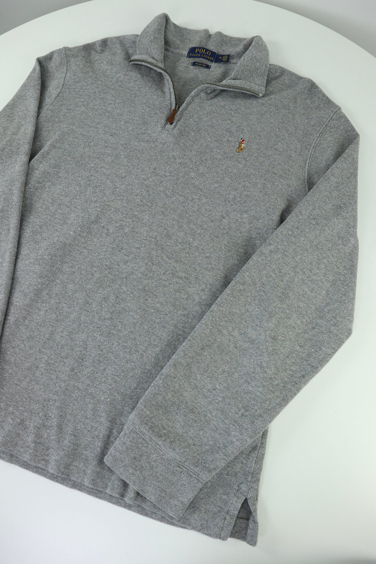 Ralph Lauren trui met kwart rits - M