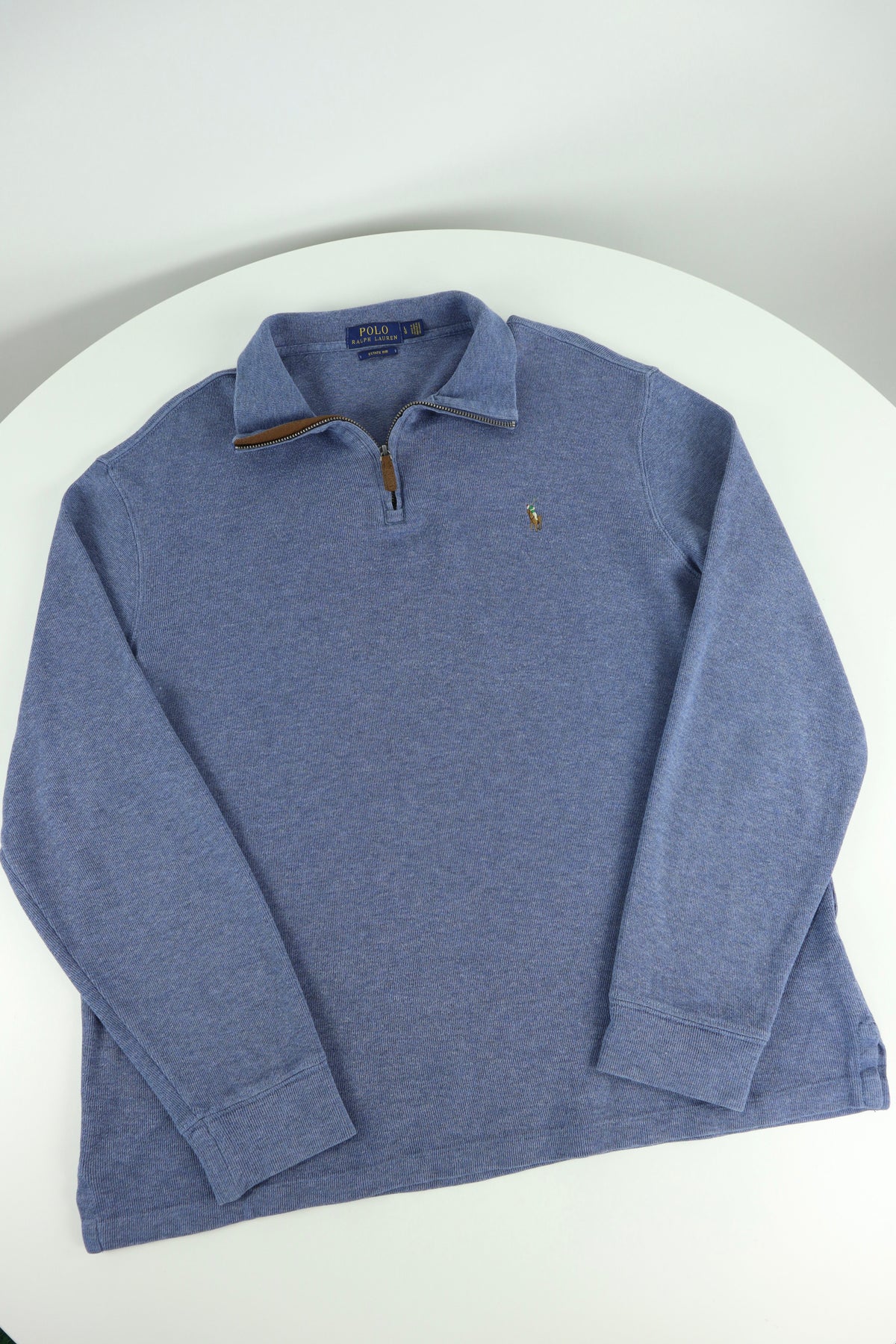 Ralph Lauren trui met kwart rits - L