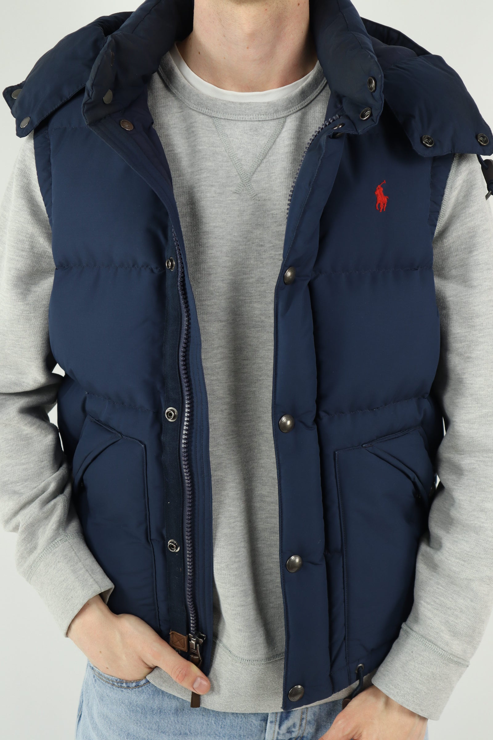 Ralph Lauren bodywarmer met capuchon - S