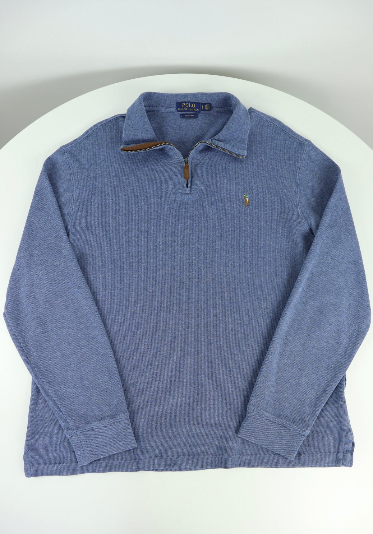 Ralph Lauren trui met kwart rits - L