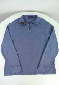 Ralph Lauren trui met kwart rits - L