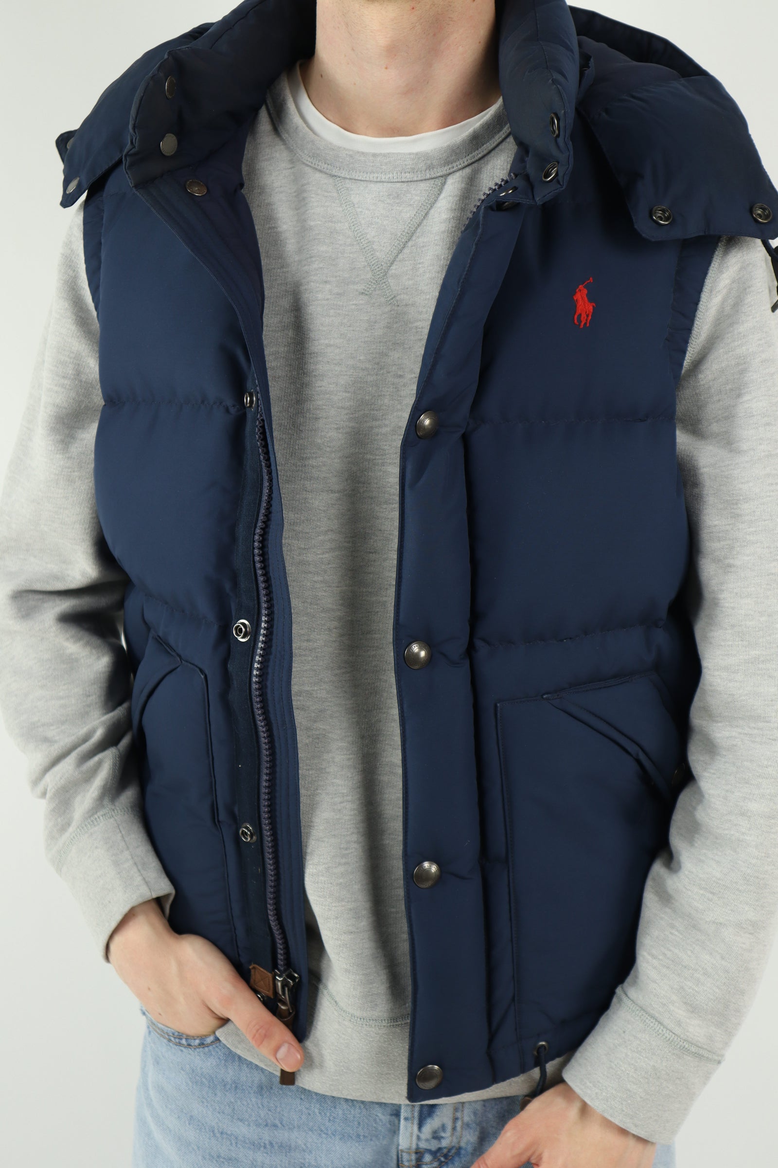 Ralph Lauren bodywarmer met capuchon - S