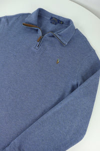 Ralph Lauren trui met kwart rits - L