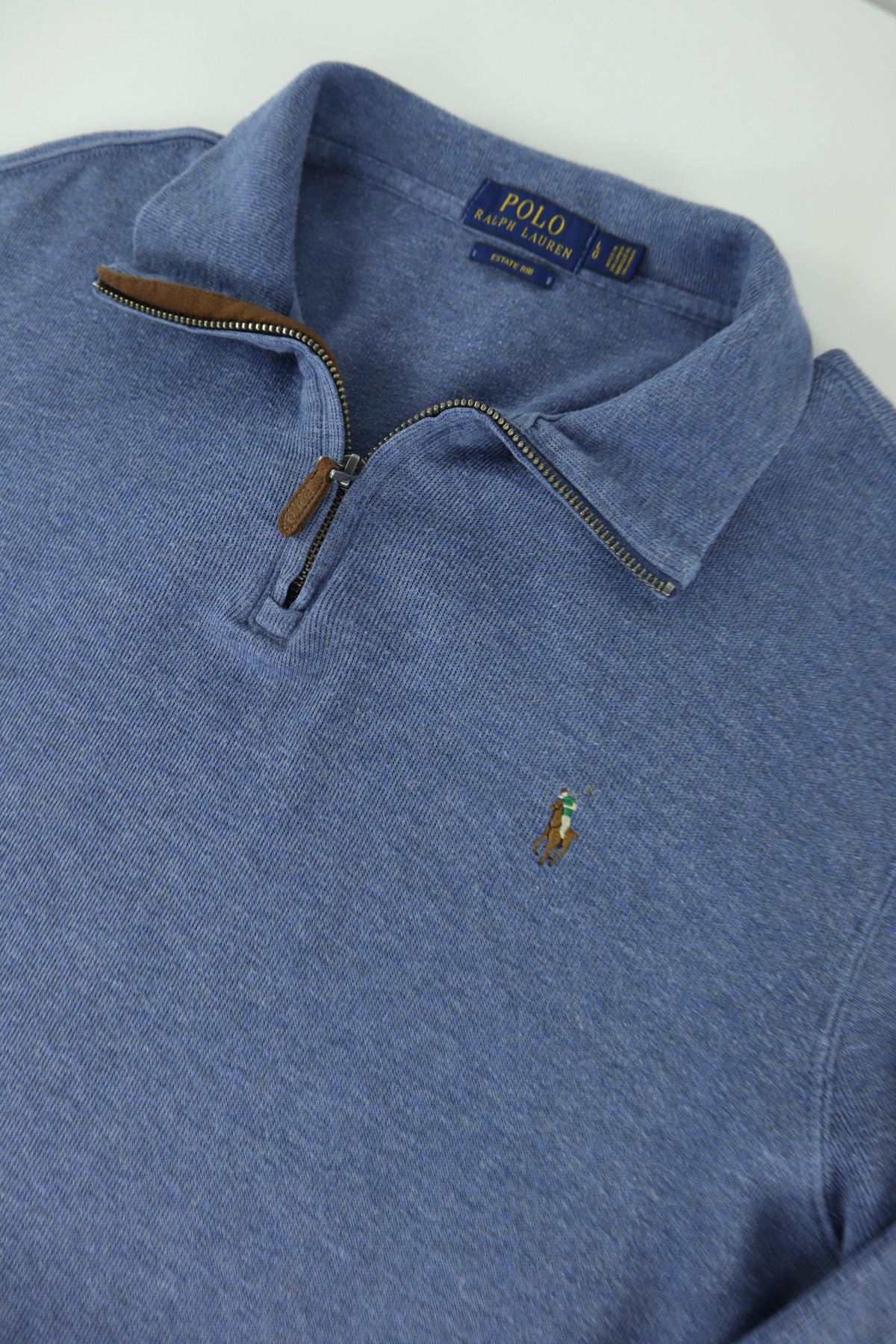 Ralph Lauren trui met kwart rits - L