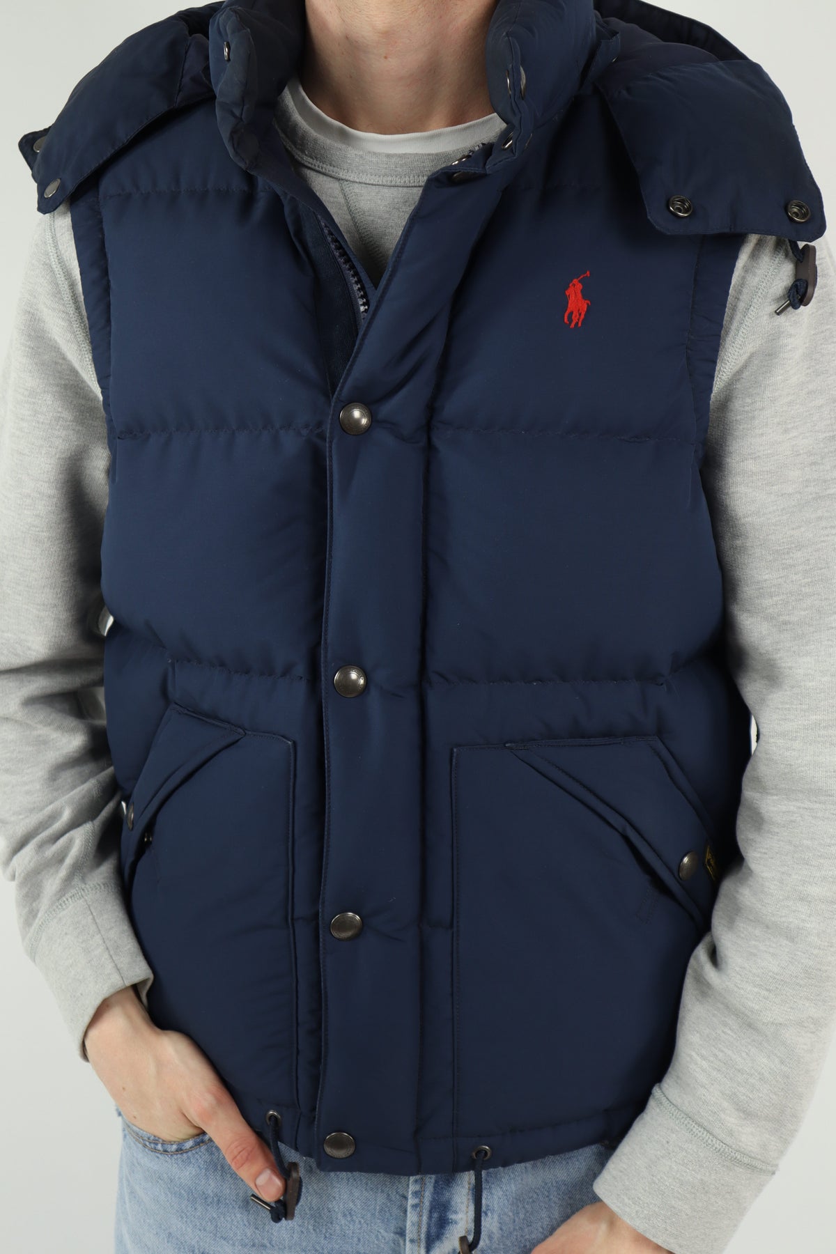 Ralph Lauren bodywarmer met capuchon - S