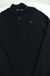 Ralph Lauren trui met kwart rits - M
