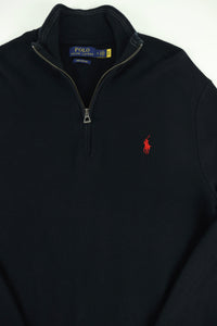Ralph Lauren trui met kwart rits - M