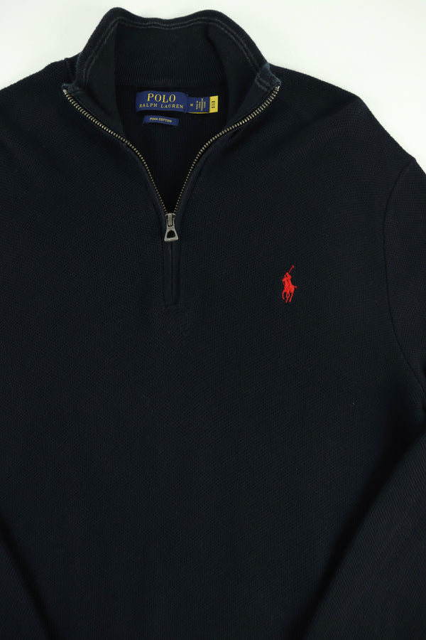 Ralph Lauren trui met kwart rits - M
