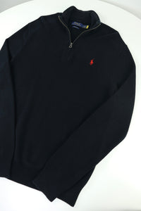 Ralph Lauren trui met kwart rits - M
