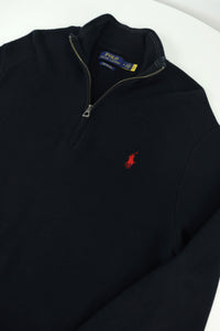 Ralph Lauren trui met kwart rits - M