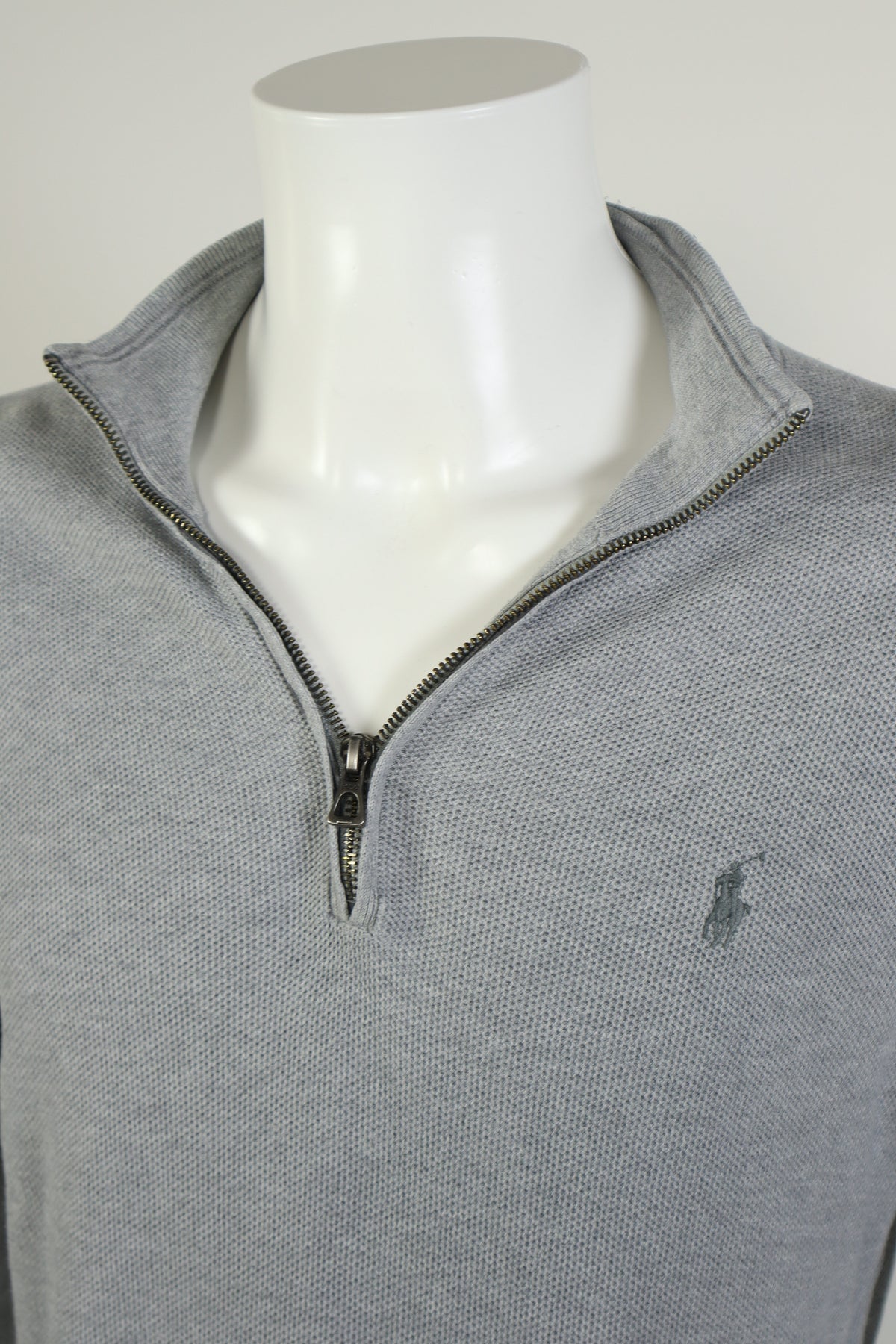 Ralph Lauren trui met kwart rits - S