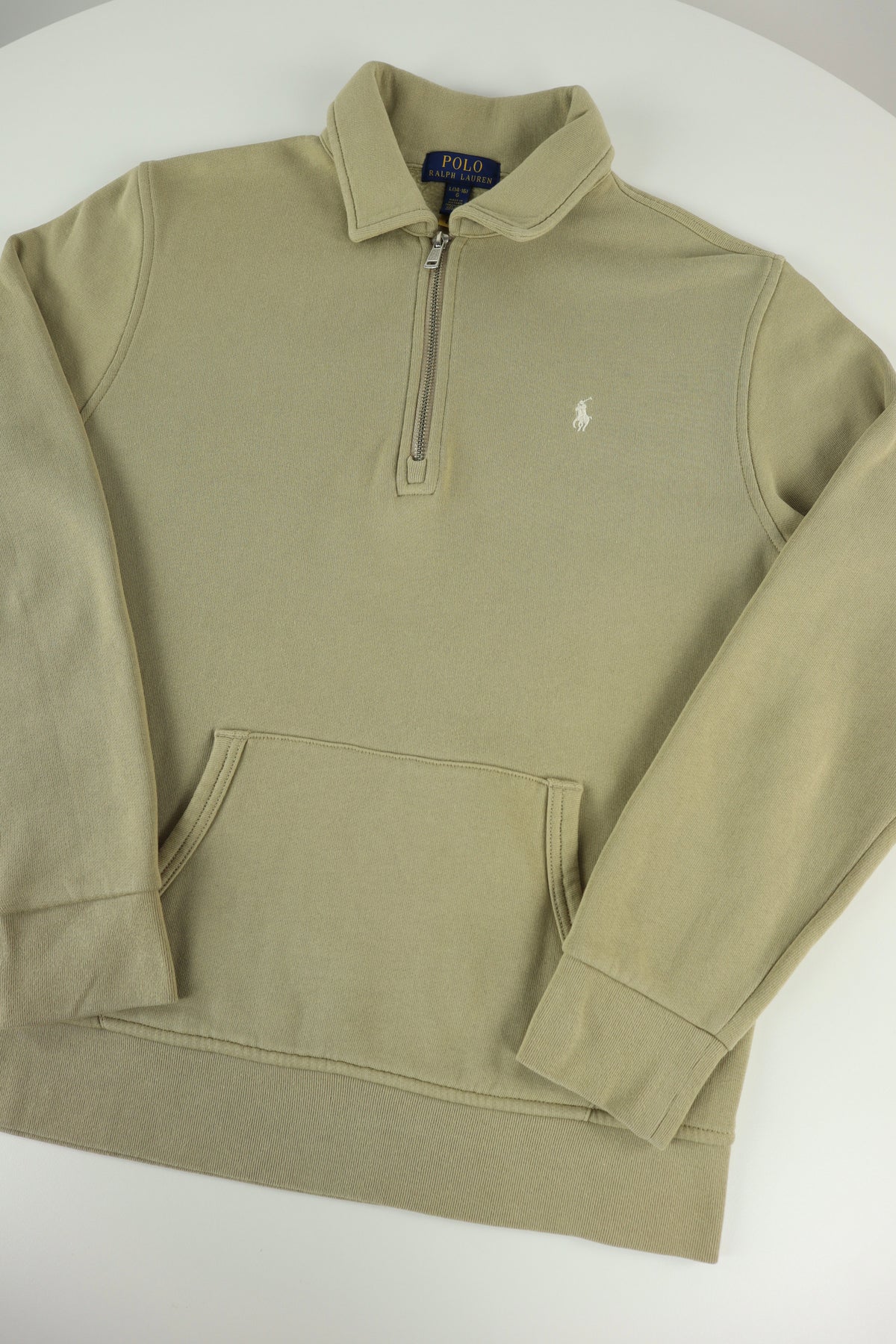 Ralph Lauren trui met kwart rits - Kindermaat L