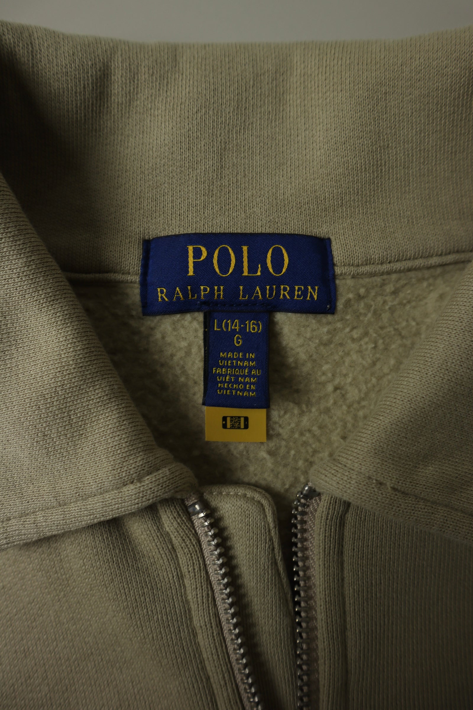Ralph Lauren quarter zip - kindermaat L