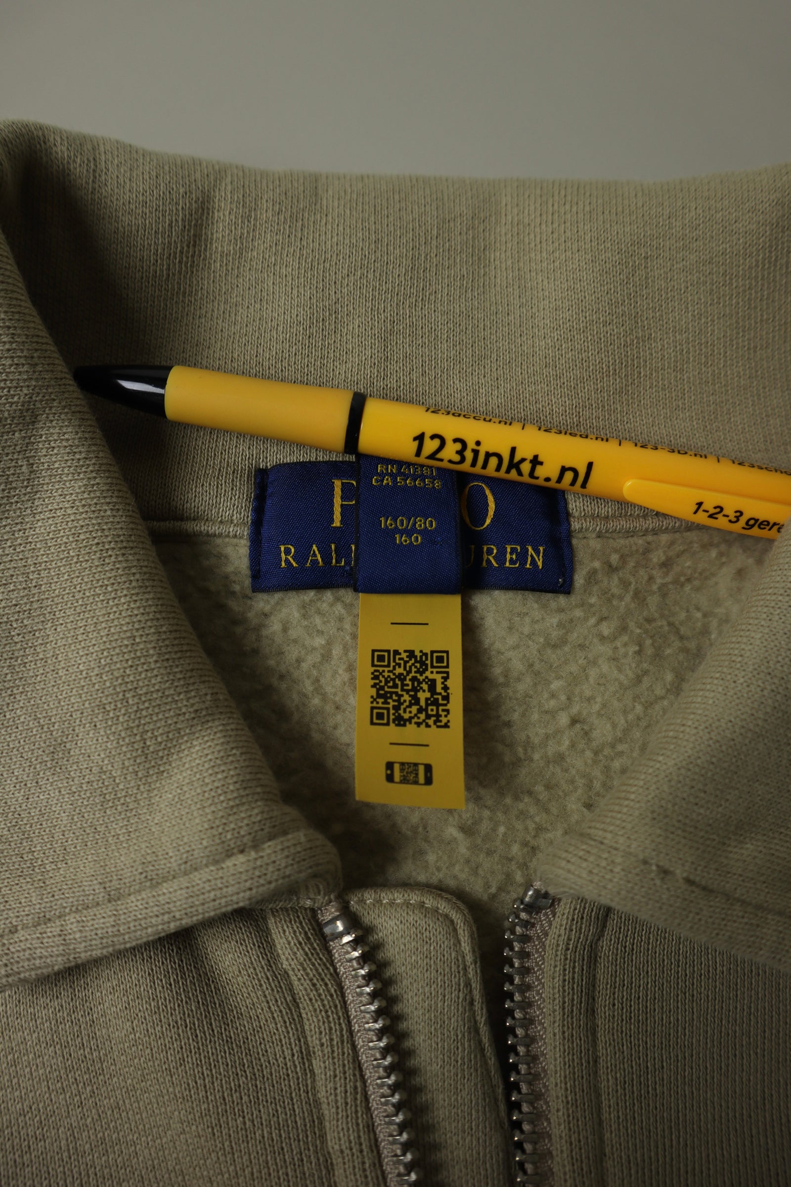 Ralph Lauren quarter zip - kindermaat L