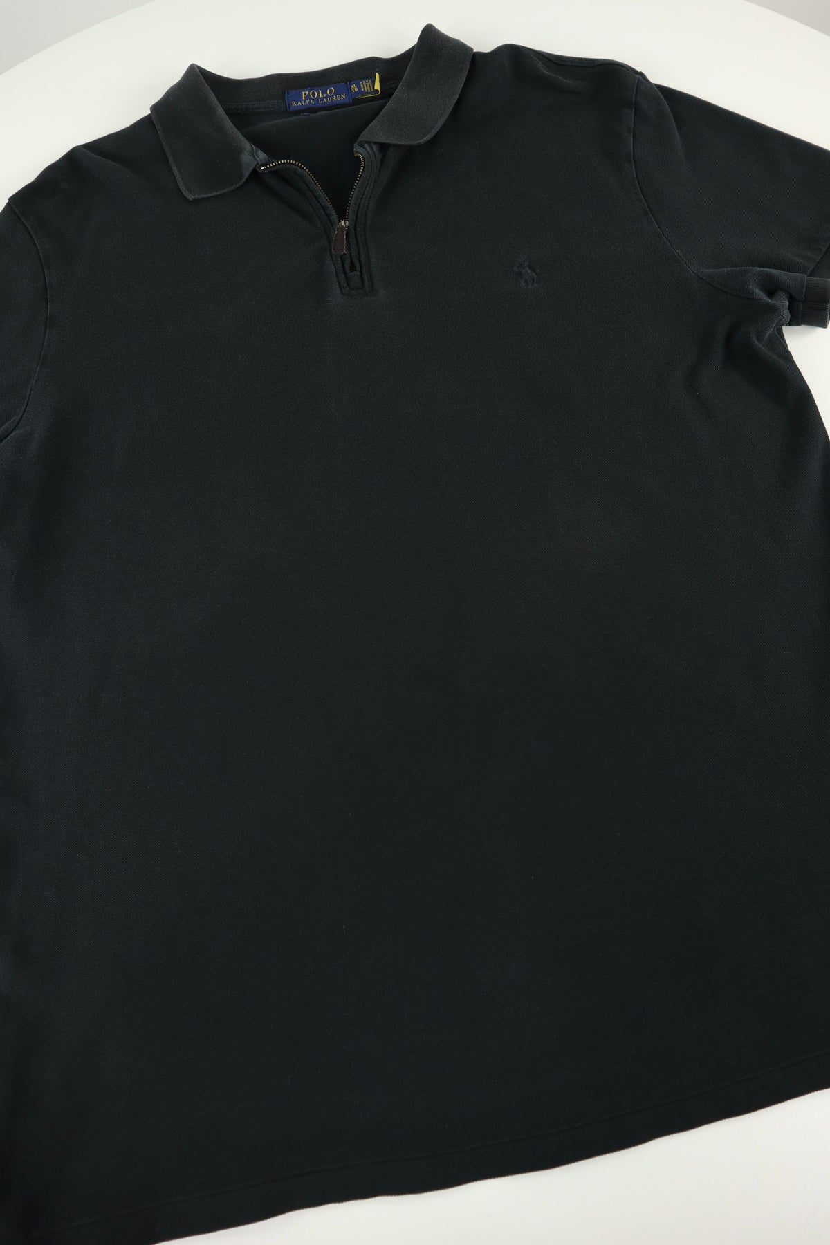 Ralph Lauren poloshirt met kwart rits - L