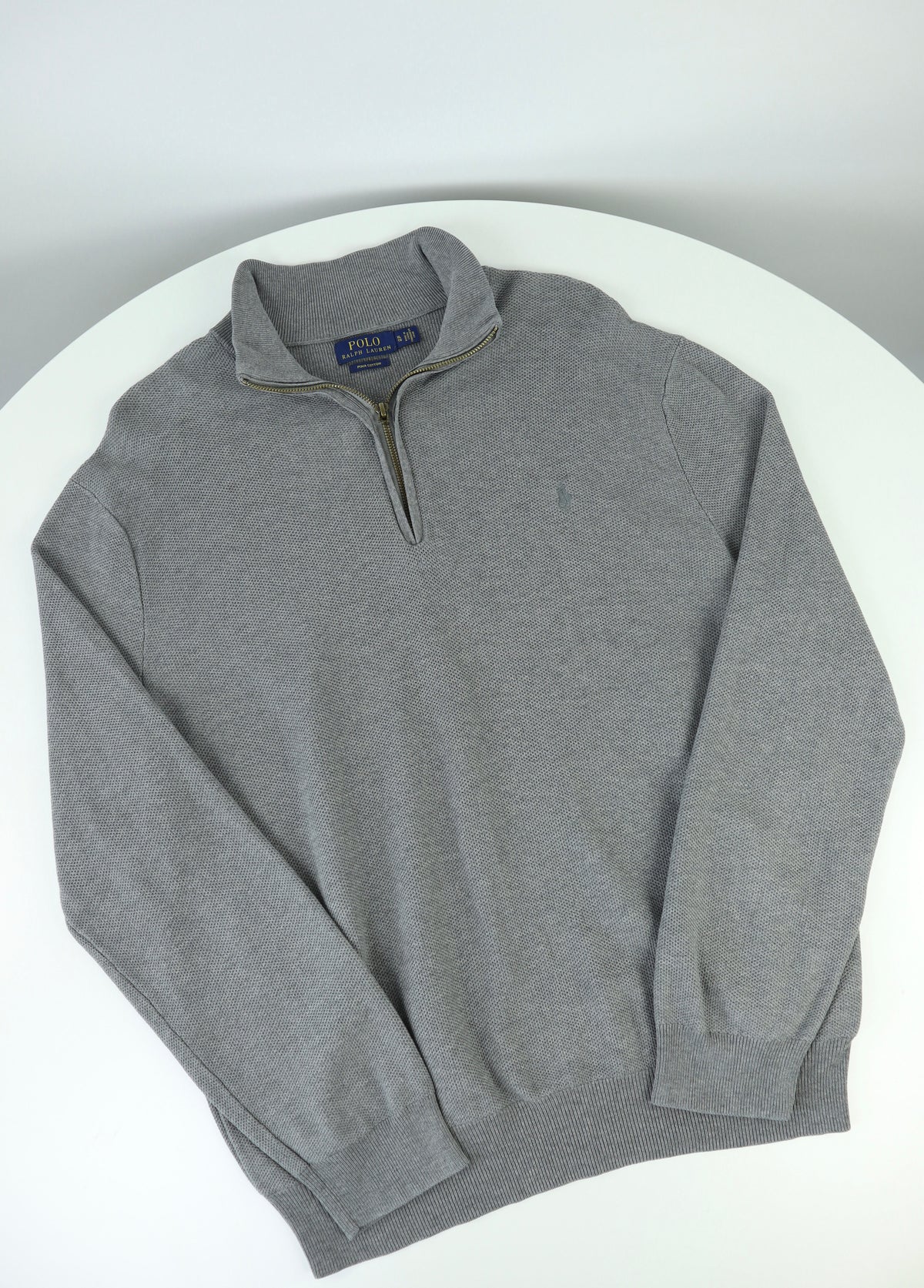 Ralph Lauren trui met kwart rits - L