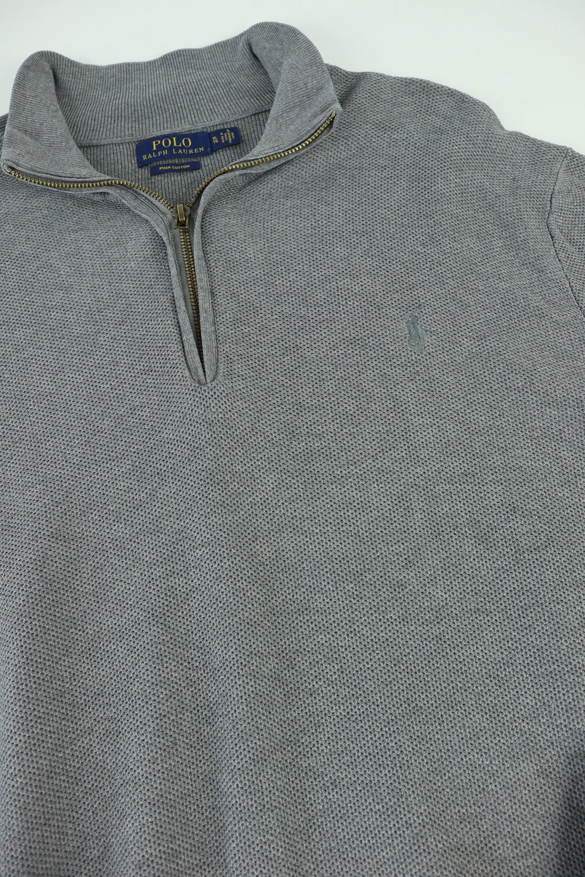 Ralph Lauren trui met kwart rits - L