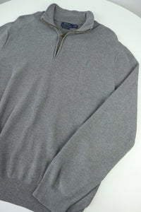 Ralph Lauren trui met kwart rits - L