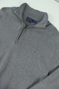 Ralph Lauren trui met kwart rits - L