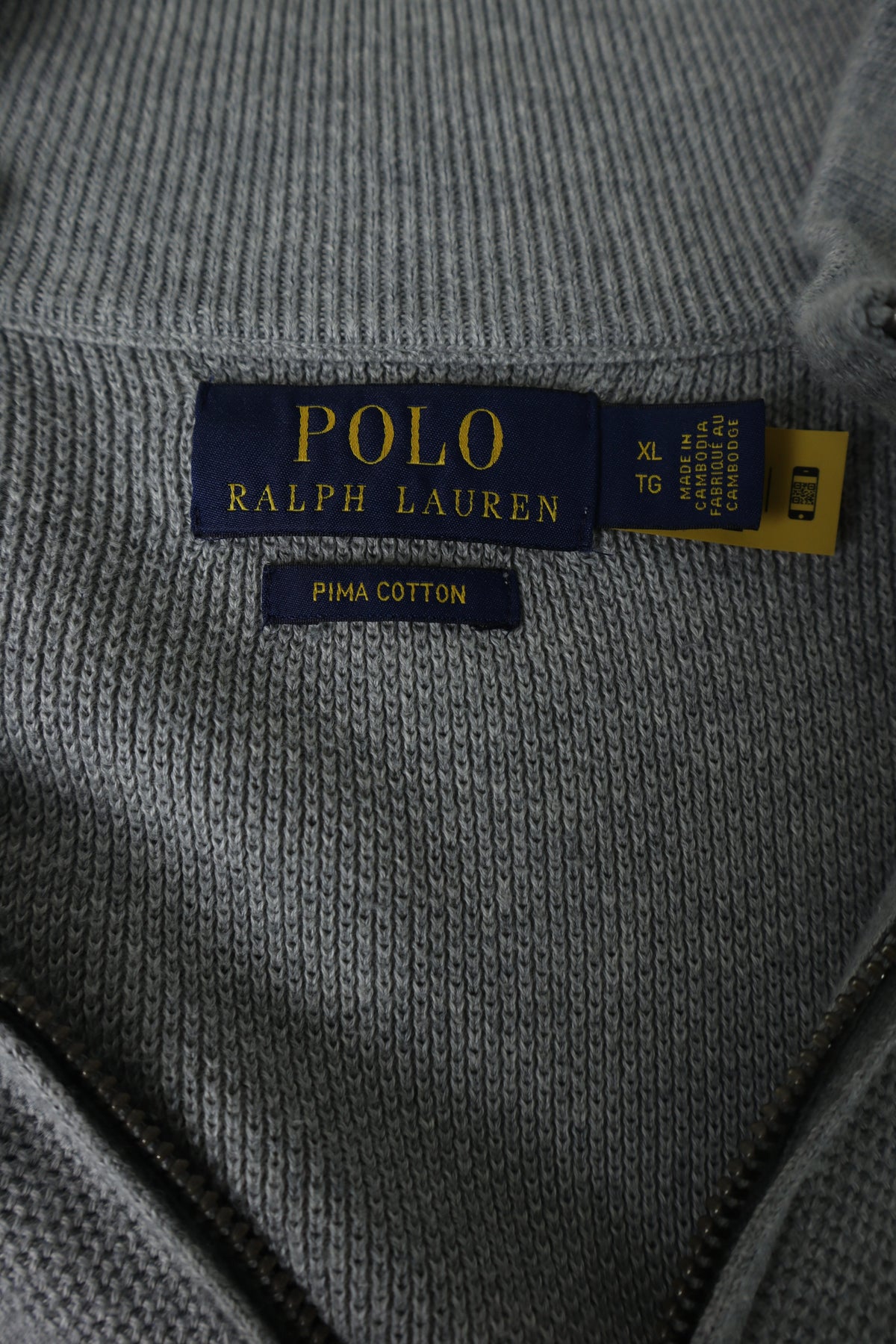 Ralph Lauren trui met kwart rits - XL